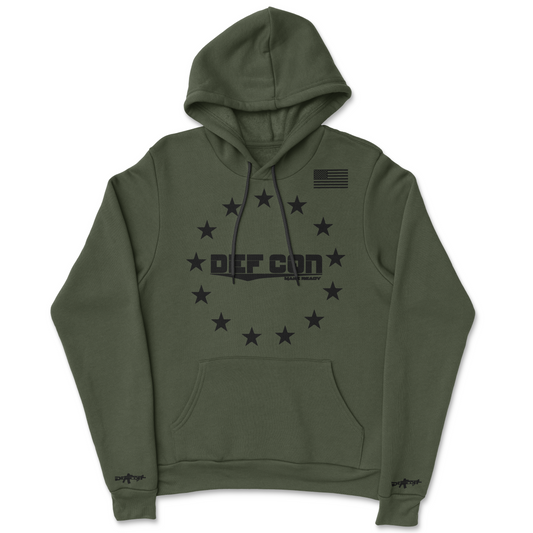 DEFCON Logo Hoodie Olive